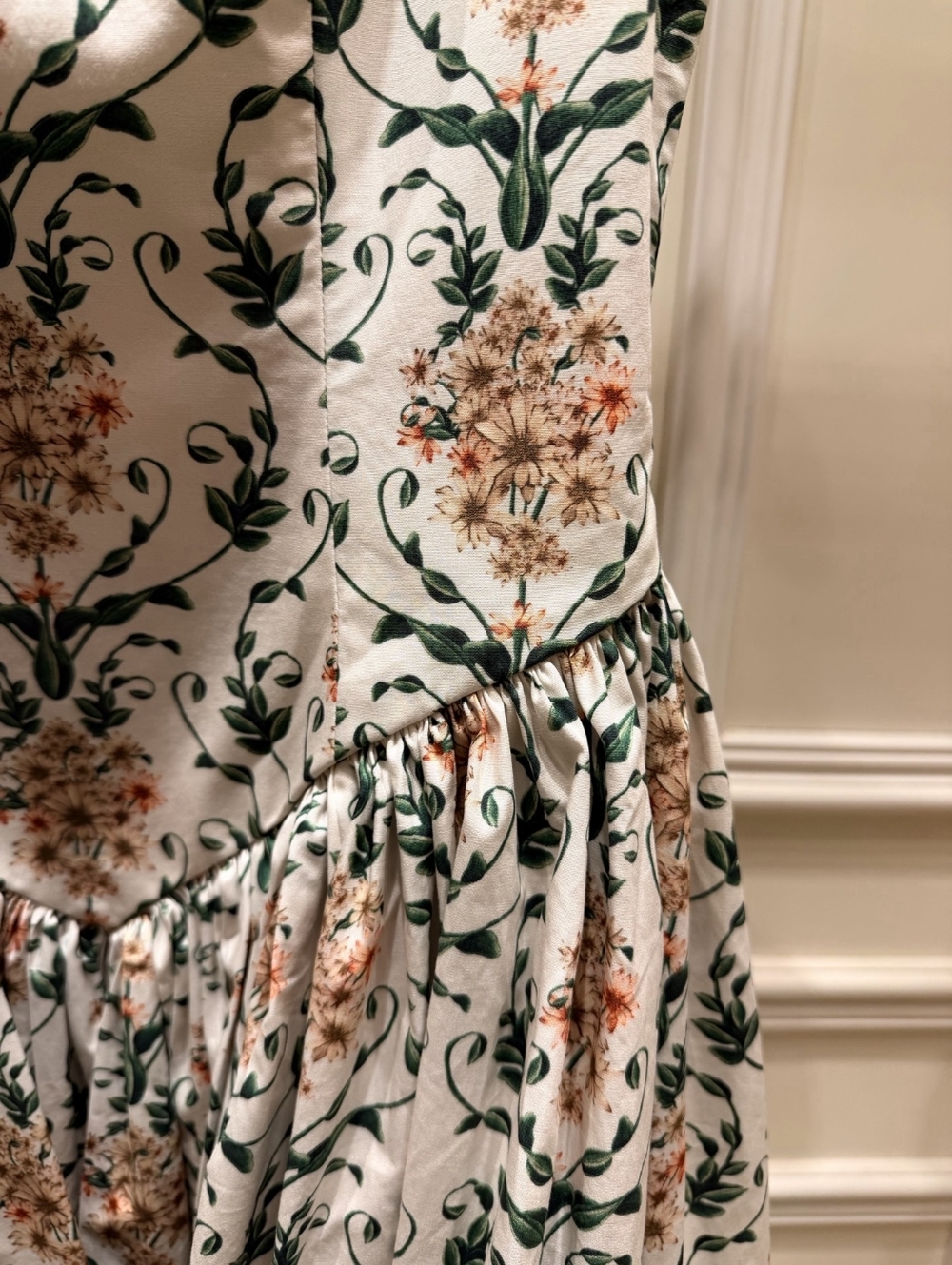 AGUA BY AGUA BENDITA Pluma floral corset cotton dress - Picture 9 of 14